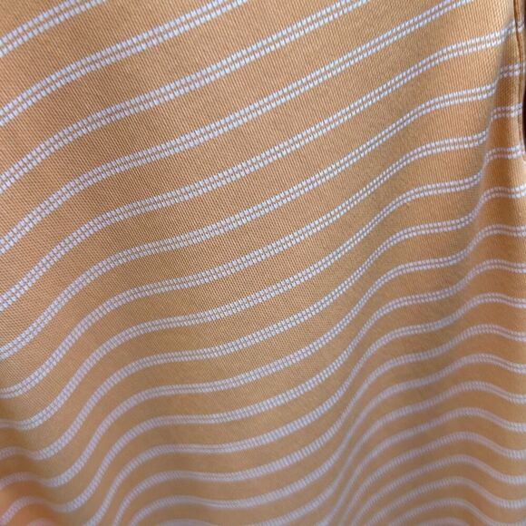 Peter Millar Summer Comfort Orange Striped Polo size XL Killarney Golf Club - Picture 7 of 7
